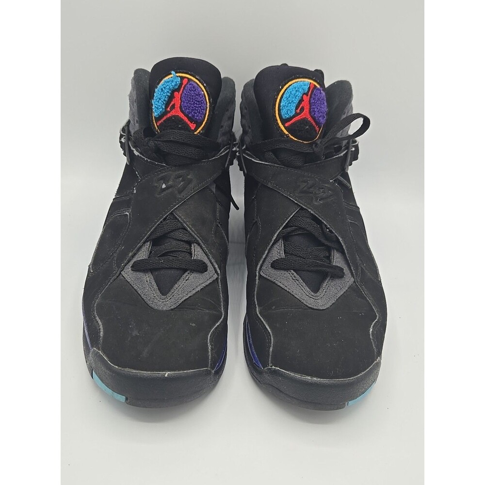 Air Jordan Aqua 8 2015 Black Men’s Shoe Size 8.5 Good Condition